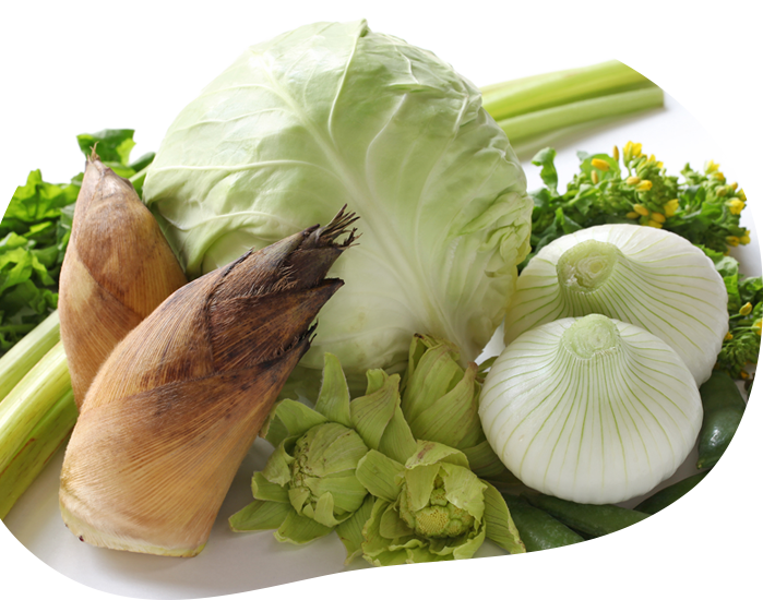 旬の野菜・果物の画像